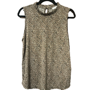 Olivia Grey Sleeveless Blouse